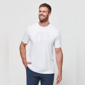 Travis Matthew Shoes Optional White Tee